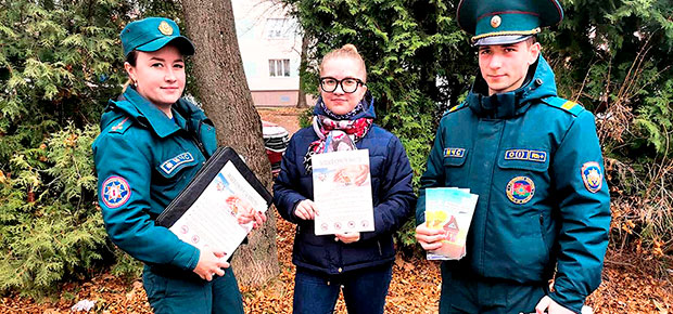 В Заводском районе столицы прошла акция по предупреждению пожаров и гибели в них людей.
